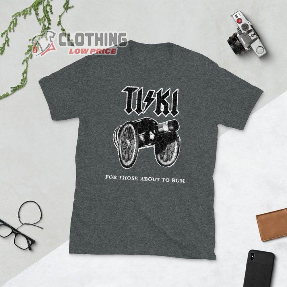 Tiki Shirt For Those About To Rum Rock And Roll Parody, Cannons Short-Sleeve Unisex T-Shirt