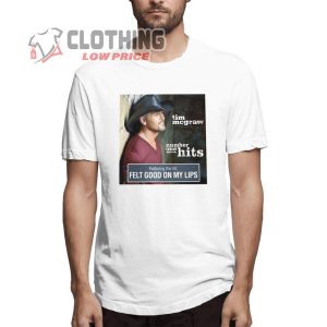 Tim Mcgraw Number One Hits Cool Short Sleeve T- Shirt, Tim Mcgraw Tour Dates 2023 T- Shirt, Tim Mcgraw Tour Tickets Merch