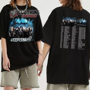 Tom Keifer Keifer Band Live Loud 2023 Tour Merch Tom Keifer 2023 Tour Shirt Live Loud 2023 Tour T Shirt 2