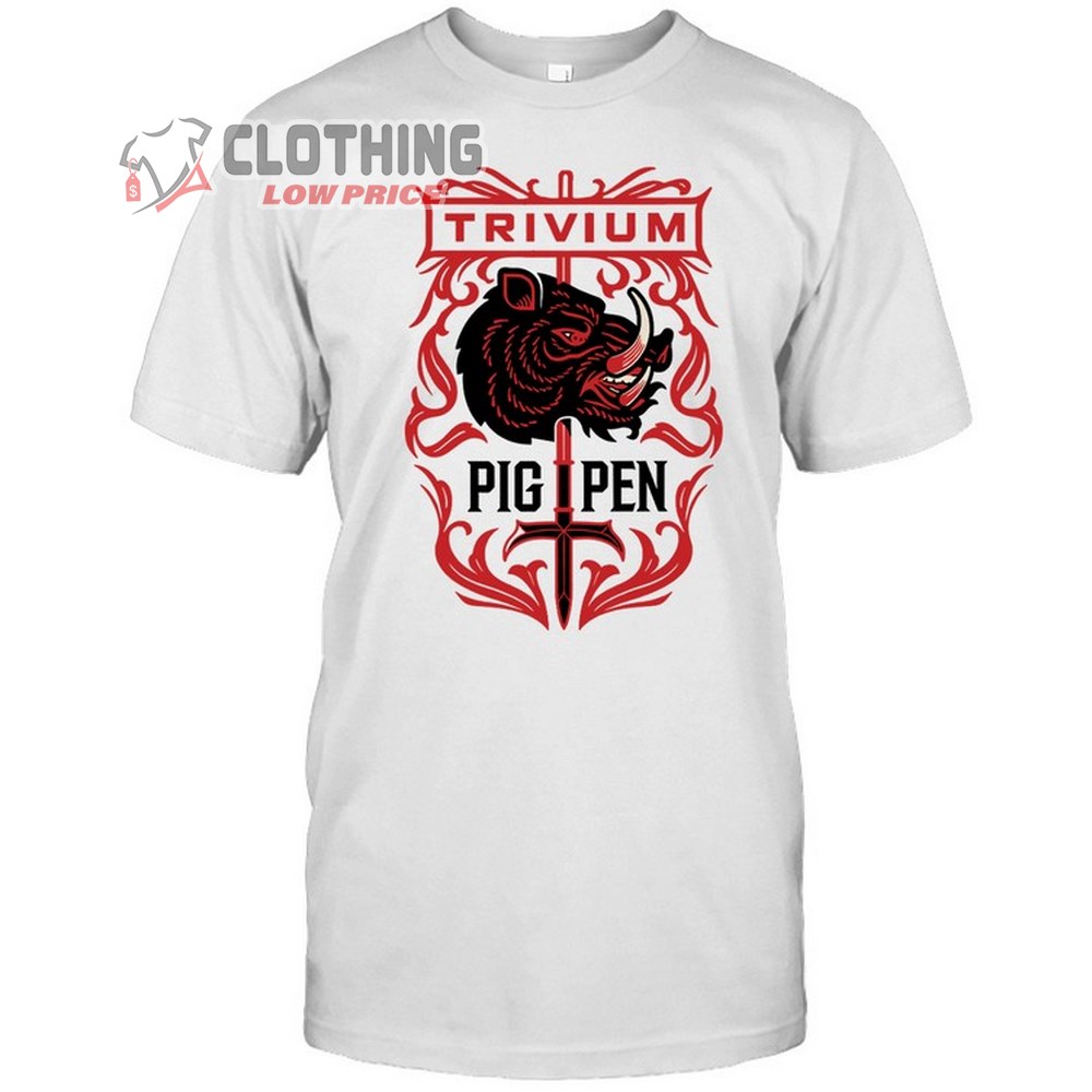 Trivium Fellow Goblins & Wizards Tour 2023 Merch, Trivium Pig Pen T-Shirt