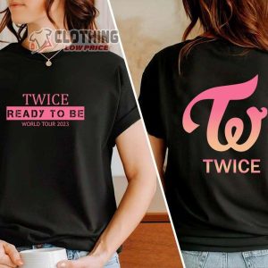 Twice Ready To Be World Tour 2023 Concert Merch Twice Logo Shirt Kpop Group Logo T Shirt 1