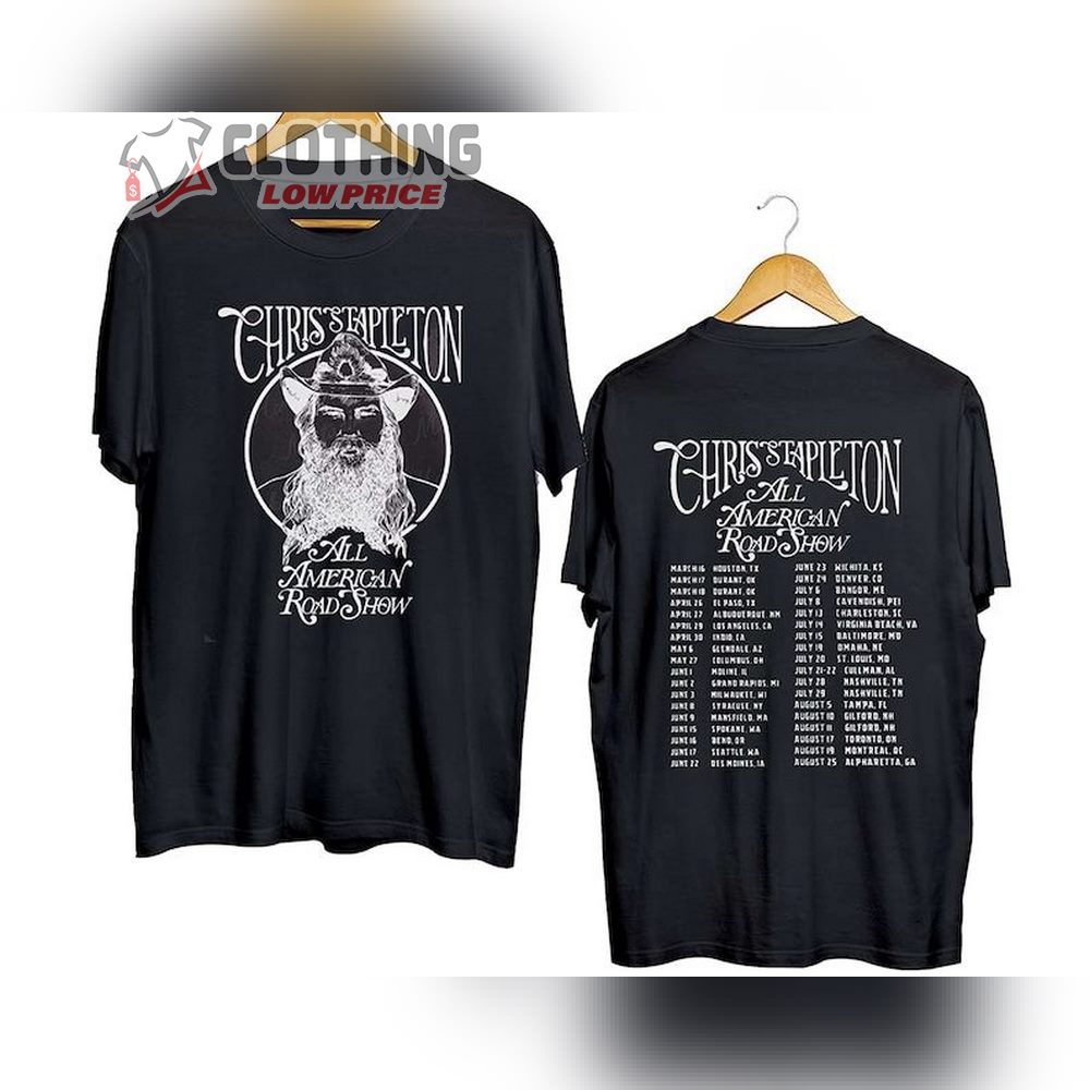Vintage Chris Stapleton Music Tour 2023 Shirt, Chris Stapleton The Tour 2023 Shirt