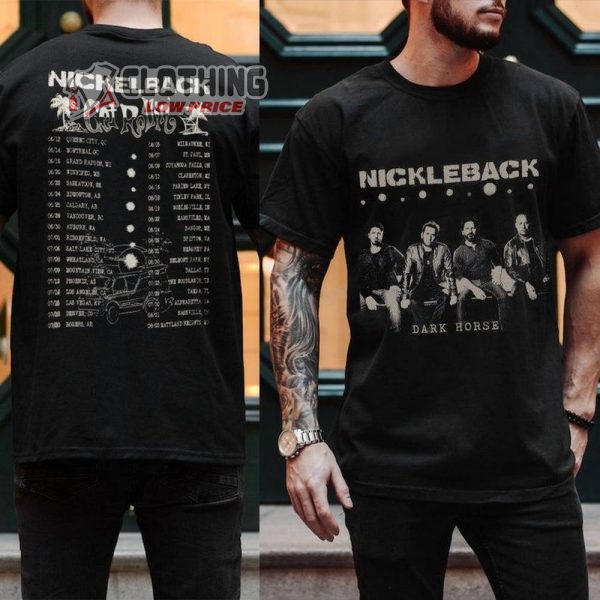 Vintage Get Rollin’ Tour 2023 Tickets Album Shirt, Nickelback Music Shirt, Get Rollin Tour Sweatshirt, Hoodie