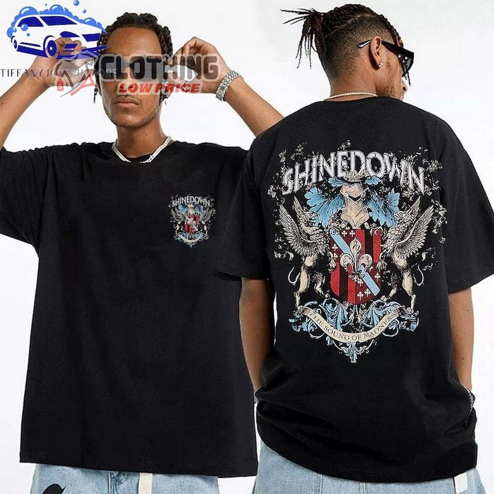 Vintage Shinedown Band Graphic Shirt, Shinedown Band Rock Shirt, Shinedown Band Rock Tour 2023 Merch