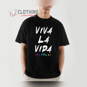 Viva La Vida Unisex T Shirt Coldplay Tour 2023 Shirt Coldplay Music Shirt