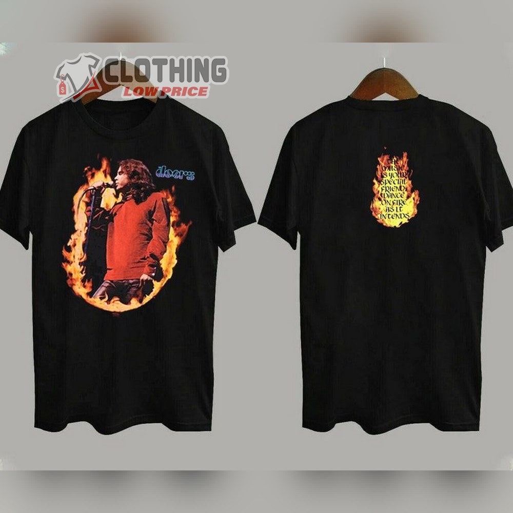 Vtg 90S The Doors Rock Band Tour Concert Shirt, The Doors Dance On Fire 1996 T-Shirt, The Doors Merch
