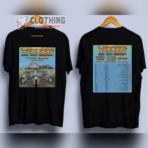 Weezer 2023 North American Tour Dates Unisex T Shirt Weezer 2023 Tour Merch