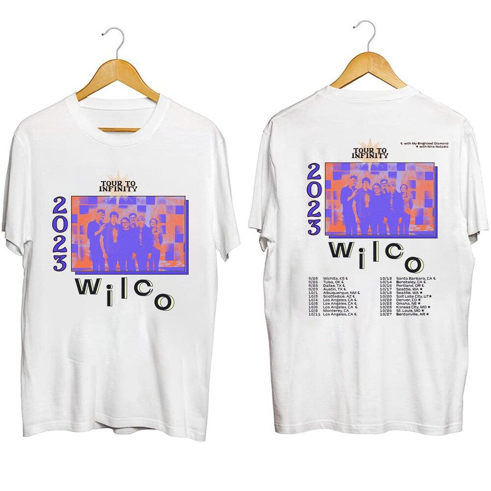 Wilco Tour To Infinity 2023 Merch, Tour To Infinity 2023 Shirt, Wilco 2023 Concert Setlist T-Shirt