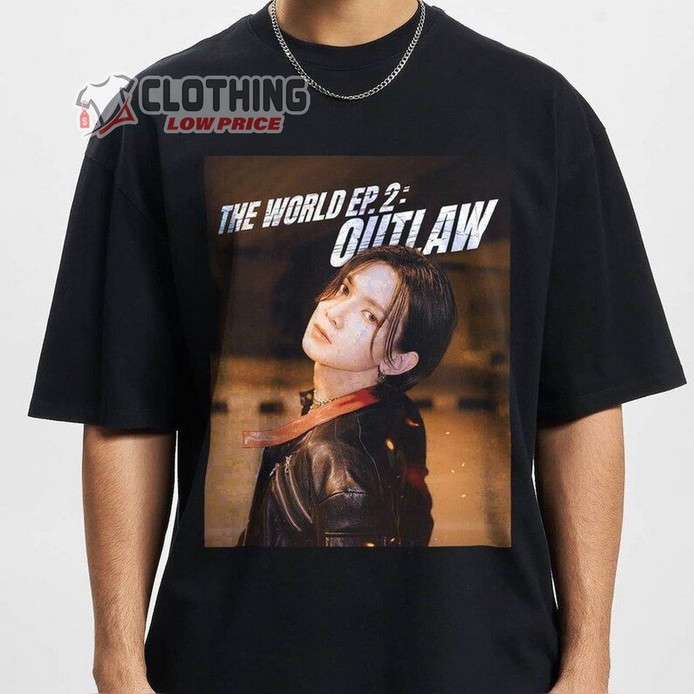 Wooyoung Ateez Shirt, Ateez Outlaw Shirt