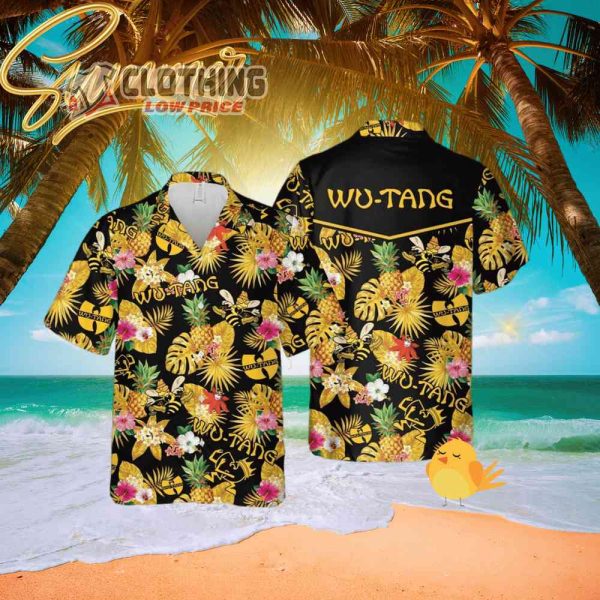 Wu-Tang Clan Floral Pattern Summer Party Wu-Tang Clan Hawaiian Shirt