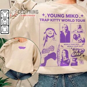 Young Miko Rap Shirt Young Miko Trap Kitty World Tour 2023 Merch1