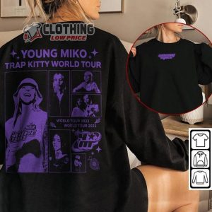 Young Miko Rap Shirt, Young Miko Trap Kitty World Tour 2023 Merch