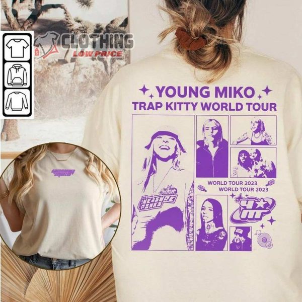 Young Miko Rap Shirt, Young Miko Trap Kitty World Tour 2023 Merch