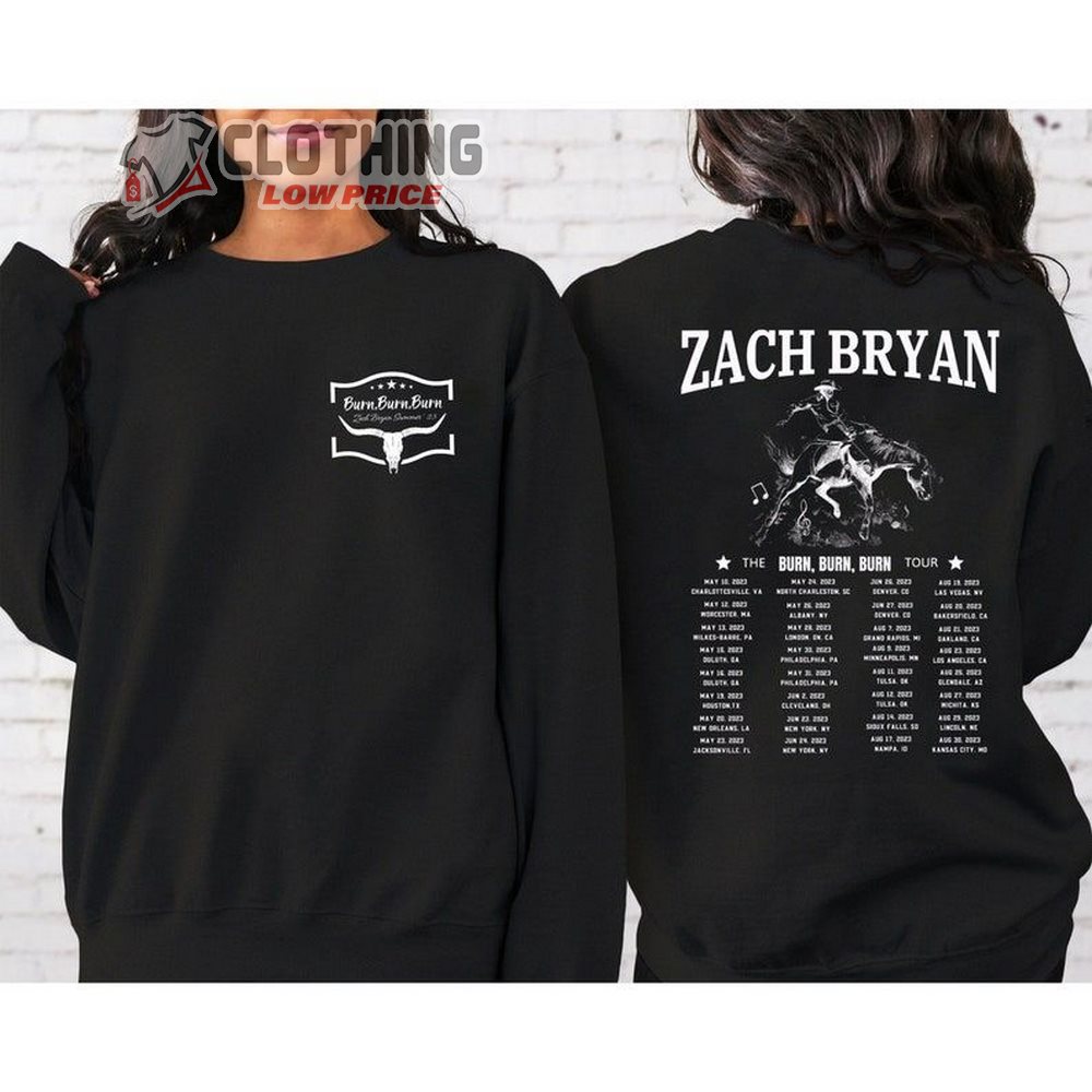 Zach Bryan Burn Burn Burn Tour 2023 Shirt, Zach Bryan 90S Rap Shirt, Zach Bryan Album Merch