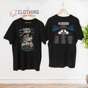 3 Doors Down Band 2023 Tour Signatures Merch 3 Doors Down Rock Band Shirt Away From The Sun Anniversary Concert T Shirt