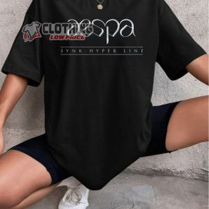 Aespa Synk Hyper Line Tour Dates 2023 Merch Aespa Tour 2023 Shirt Aespa Ningning Karina Giselle Winter Kpop T Shirt 2