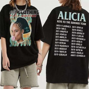Alicia Keys To The Summer Tour Dates 2023 Tickets Merch Alicia Keys American Tour 2023 Shirt Best Of Album Alicia Keys World Tour 2023 T Shirt