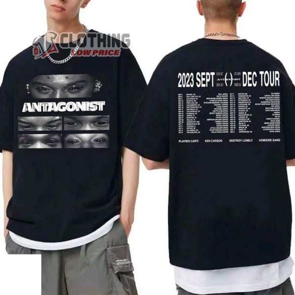 Antagonist Playboi Cart Plots 2023 Merch, Playboi Cart The North American Tour 2023 Shirt, Playboi Carti T-Shirt
