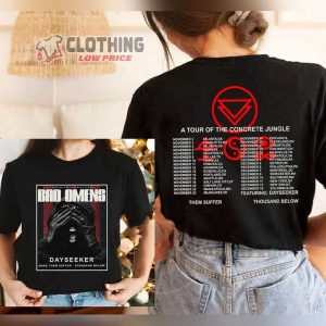 Bad Omens Tour The Concrete Jungle 2023 Unisex T-Shirt, Bad Omens Tour Shirt