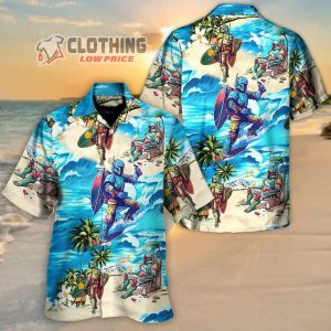 Boba Fett Star Wars Surfing Summer Beach Hawaiian Shirt 1