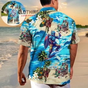 Boba Fett Star Wars Surfing Summer Beach Hawaiian Shirt 2