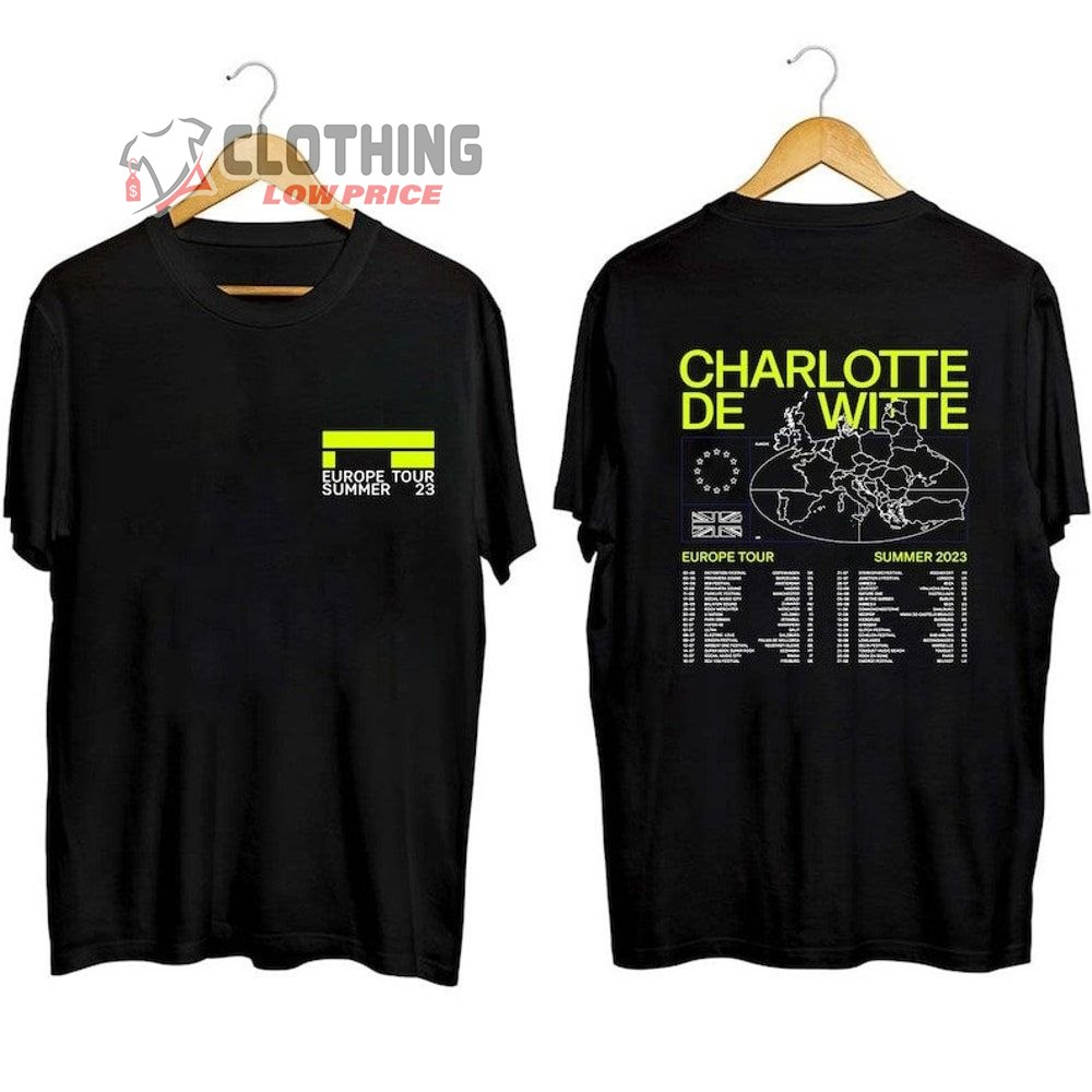 Charlotte De Witte Europe Tour Summer 2023 Setlist Merch, Charlotte De Witte Summer Tour 2023 Shirt, Charlotte De Witte Concert 2023 Tickets T-Shirt
