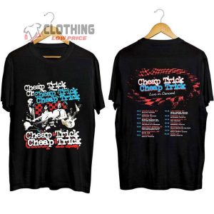 Cheap Trick Live In Concert 2023 Tour Dates Shirt Cheap Trick Rock Band Shirt Cheap Trick Live In Concert Setlists 2023 Merch1