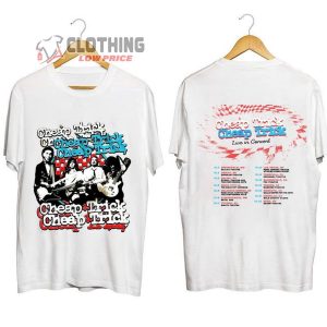 Cheap Trick Live In Concert 2023 Tour Dates Shirt, Cheap Trick Rock Band Shirt, Cheap Trick Live In Concert Setlists 2023 Merch