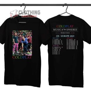 Coldplay World Tour 2023 Sweatshirt Coldplay Tour Shirt Coldplay Vintage Music Band T Shirt1
