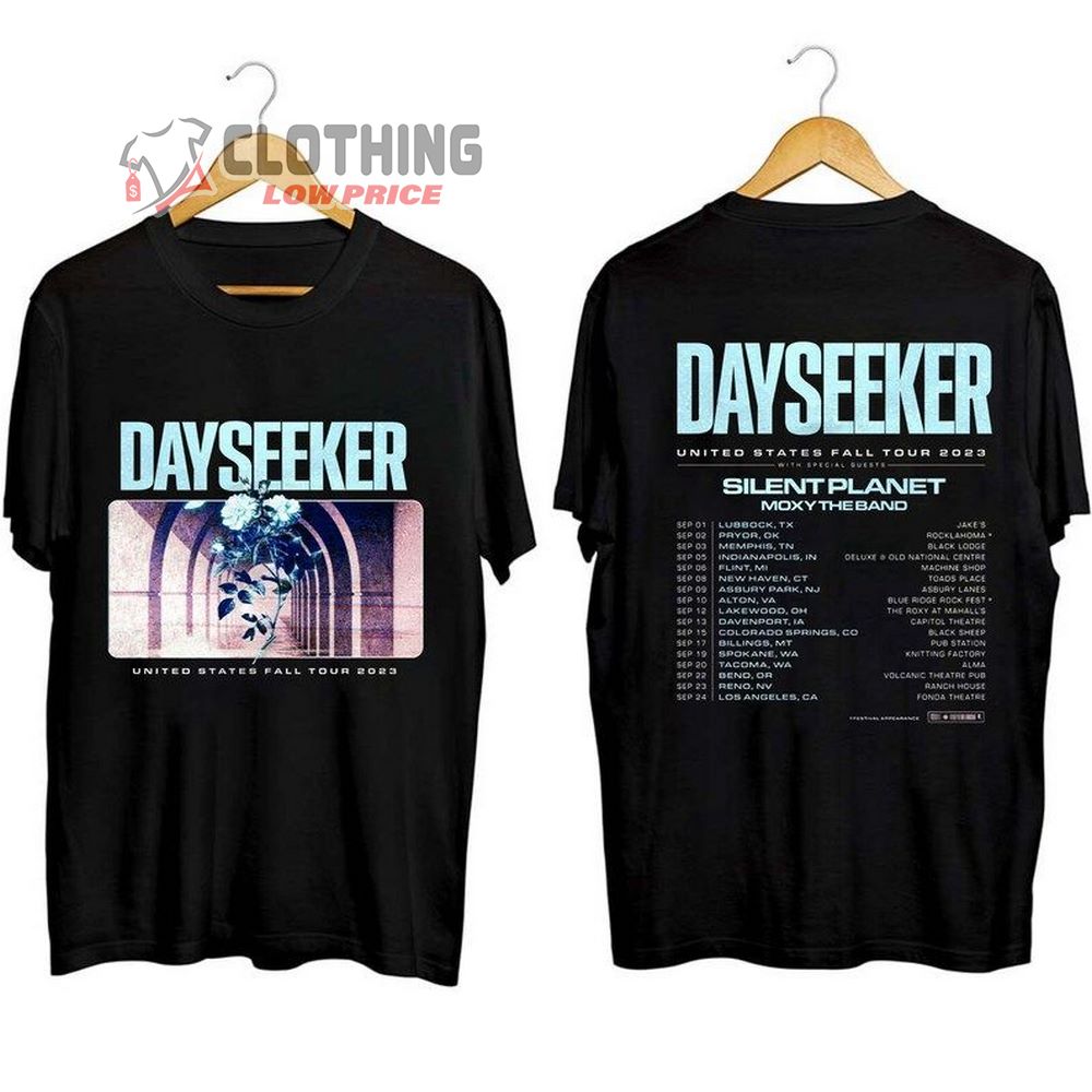 Dayseeker United States Fall Tour 2023 Shirt, Dayseeker Band Shirt ...