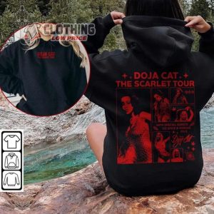 Doja Cat Rapper Shirt The Scarlet Tour 2023 Vintage Sweatshirt Ice Spice Doechii 2023 Merch2
