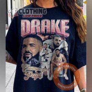 Drake Champagne Papi Certified Lover Boy Album Cover T shirt Drake Graphic Tee Drake 21 Savage Tour Merch 2