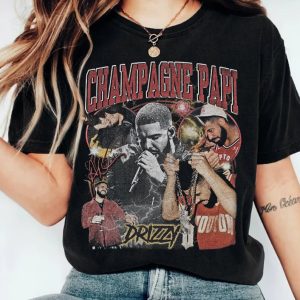 Drake Champagne Papi Drizzy T shirt Drake Certified Lover Boy Graphic Tee Drake Its All A Blur Tour Merch 1