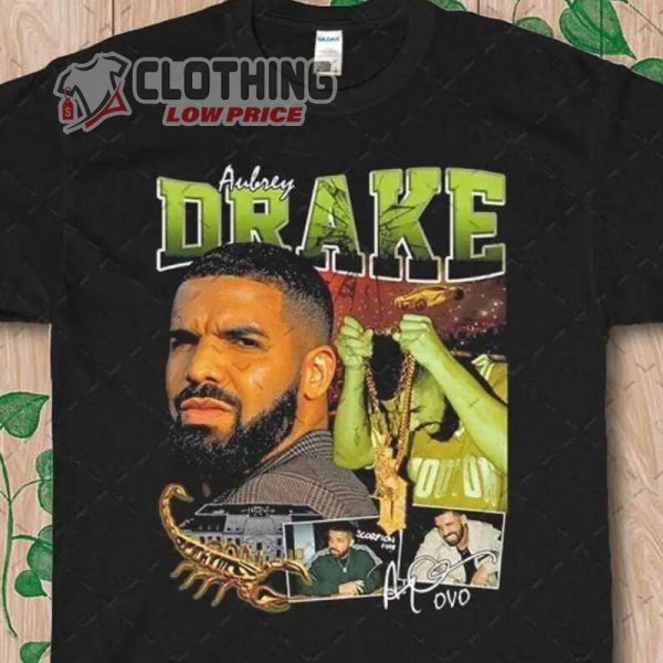 Drake Champagne Papi Graphic Tee, Drake Hologram Show T-Shirt, 21 Savage Drake Tour Dates Merch
