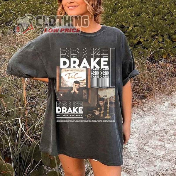 Drake Take Care Vintage 90s Bootleg T-Shirt, 21 Savage Drake Tour Merch, Drake Graphic Tee