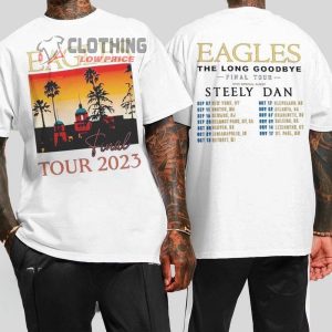 Eagles Shirt, Eagles band Merchandise tour 2023 Shirt, Eagles Band The Long  Goodbye Final Tour 52nd Anniversary 1971-2023 - Cherrycatshop