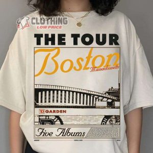 Five Albums One Night Tour In Boston Merch Jonas Brother 2023 World Tour Shirt Waffle House Song Jonas Brothers T Shirt 1