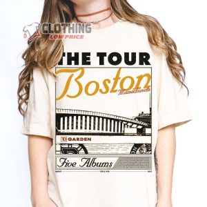 Five Albums One Night Tour In Boston Merch Jonas Brother 2023 World Tour Shirt Waffle House Song Jonas Brothers T Shirt 2
