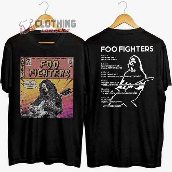 Foo Fighters Tour 2023 Fantasy Merch, Vintage Foo Fighters Since 1995 Shirt, Foo Fighters Tour 2023 T-Shirt