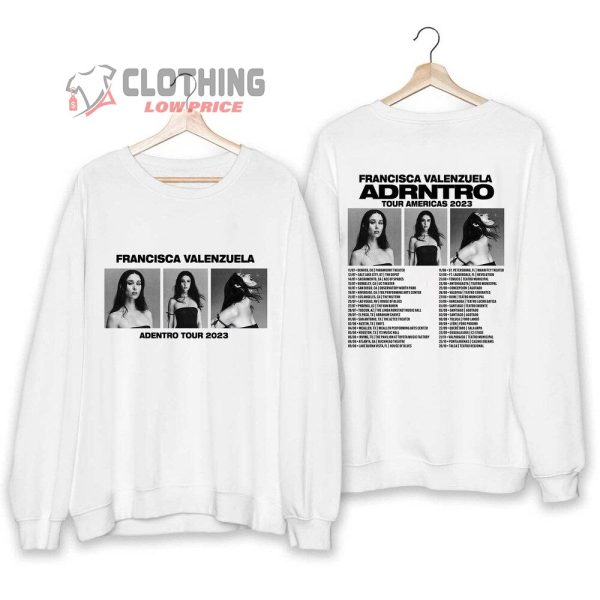 Francisca Valenzuela Adentro Tour America 2023 Merch, Francisca Valenzuela 2023 Concert Shirt, Francisca Valenzuela Tour Dates 2023 T-Shirt