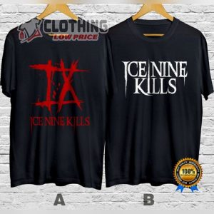 Ice Nine Kills Setlist T- Shirt, Ice Nine Kills Heavy Metal Band T- Shirt, Summer Salt Ice Nine Kills Tour Merch