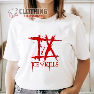 Ice Nine Kills Tour Dates T Shirt Ice Nine Kills Shirt Mens Long Sleeve Crew Neck Sweatshirt Hoodie Ice Nine Kills Merch 2