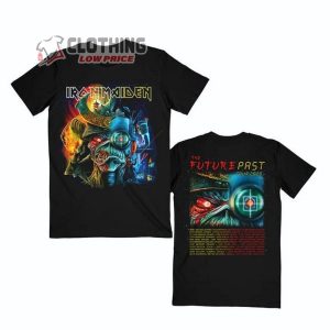Iron Maiden Future Past Tour 2023 Unisex T-Shirt, Iron Maiden Heavy Metal Band Tour 2023 Hoodie