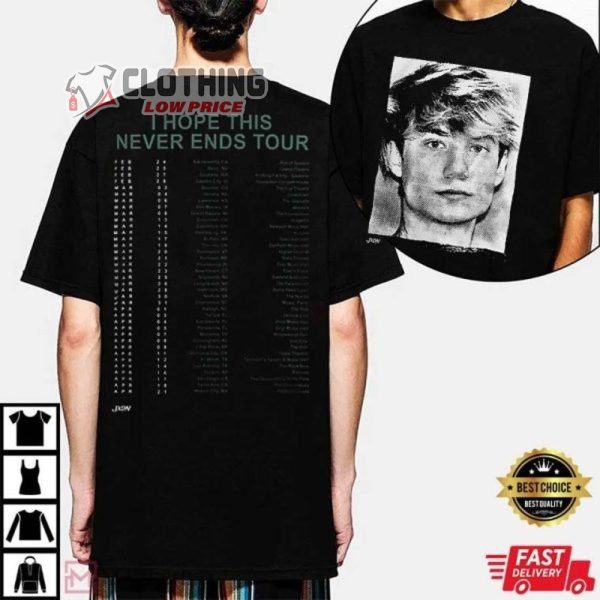 Jaden Hossler I Hope This Never Ends Tour Merch, Jaden Hossler Music 2023 Tour Shirt, Jxdn, Nessa Barett, Jaden Hossler  Music 2023 Tour T-Shirt