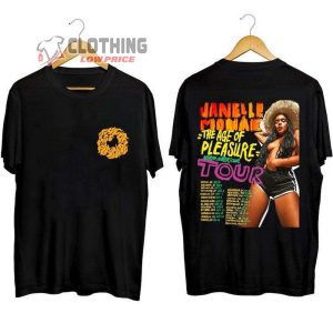 Janelle Mon�e North American The Age Of Pleasure Tour Setlists 2023 Shirt, Janelle Mon�e 2023 Concert Dates Shirt, Janelle Mon�e Music Merch