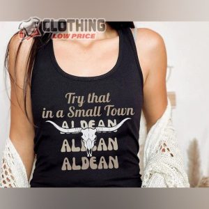 Jason Aldean Try That In A Small Town Tank Top, Western Women Tank Top, Jason Aldean Vintage Women T-Shirts, Jason Aldean Tour Shirt
