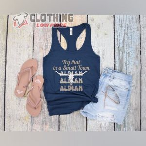 Jason Aldean Try That In A Small Town Tank Top, Western Women Tank Top, Jason Aldean Vintage Women T-Shirts, Jason Aldean Tour Shirt