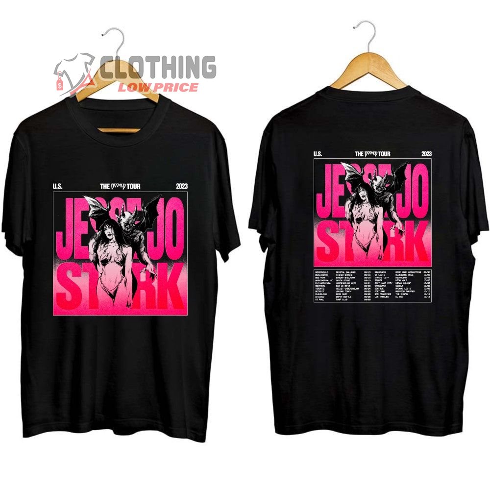 Jesse Jo Stark The Doomed Tour 2023 Tickets Merch, Jesse Jo Stark North American Tour Shirt, Jesse Jo Stark Tour 2023 Setlist T-Shirt