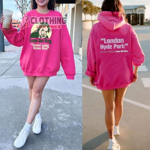 Lana Del Rey Hyde Park 2023 Unisex Shirt, Lana Del Rey 2023 Setlist Merch