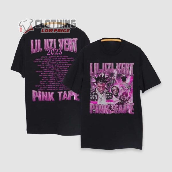 Lil Uzi Vert Pink Tape Tour 2023 Merch, Lil Uzi Vert Tour 2023 Shirt, Lil Uzi Vert Pink Tape Tickets 2023 T-Shirt
